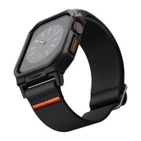   Spigen Apple Watch Series 10 42mm SPIGEN LITE FIT PRO pótszíj egyedi méret, ütésállóság + szilikon keret, FEKETE