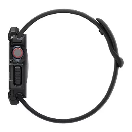 Spigen Apple Watch Series 10 46mm SPIGEN RUGGED ARMOR műanyag óra keret ütésállóság FEKETE