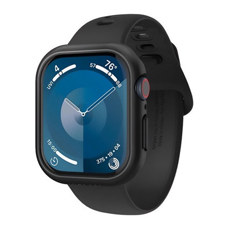 Spigen Apple Watch Series 10 46mm SPIGEN THIN FIT műanyag óra keret ütésállóság FEKETE