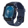 Spigen Apple Watch Series 10 46mm SPIGEN RUGGED ARMOR PRO pótszíj egyedi méret, ütésállóság + szilikon keret, SÖTÉTKÉK