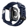Spigen Apple Watch Series 10 46mm SPIGEN RUGGED ARMOR PRO pótszíj egyedi méret, ütésállóság + szilikon keret, SÖTÉTKÉK