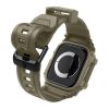 Spigen Apple Watch Series 10 46mm SPIGEN RUGGED ARMOR PRO pótszíj egyedi méret, ütésállóság + szilikon keret, SÖTÉTZÖLD