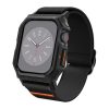 Spigen Apple Watch Series 10 46mm SPIGEN LITE FIT PRO pótszíj egyedi méret, ütésállóság + szilikon keret, FEKETE