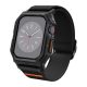 Spigen Apple Watch Series 10 46mm SPIGEN LITE FIT PRO pótszíj egyedi méret, ütésállóság + szilikon keret, FEKETE