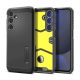Spigen Samsung S24 FE 5G SPIGEN TOUGH ARMOR szilikon telefonvédő ütésállóság, kitámasztó, FEKETE