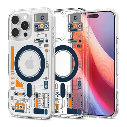 Spigen iPhone 16 Pro Max SPIGEN ULTRA HYBRID MAG ANALOGUE műanyag telefonvédő ütésállóság, MagSafe, ÁTLÁTSZÓ