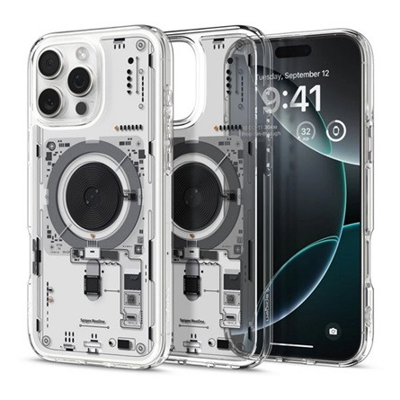 Spigen iPhone 16 Pro Max SPIGEN ULTRA HYBRID NEO ONE műanyag telefonvédő ütésállóság, MagSafe, ÁTLÁTSZÓ