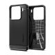 SPIGEN Xiaomi 15 SPIGEN RUGGED ARMOR szilikon telefonvédő ütésállóság, karbon minta, FEKETE