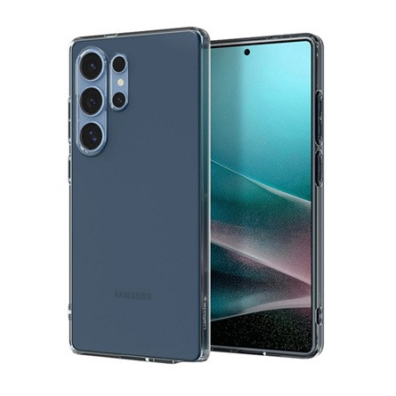 Spigen Samsung S25 Ultra SPIGEN LIQUID CRYSTAL szilikon telefonvédő ütésállóság, légpárnás sarok, SÖTÉTSZÜRKE