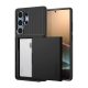 Spigen Samsung S25 Ultra SPIGEN SLIM ARMOR CS szilikon telefonvédő műanyag hátlap, légpárnás sarok, FEKETE