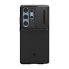 Spigen Samsung S25 Ultra SPIGEN OPTIK ARMOR szilikon telefonvédő kameravédő FEKETE