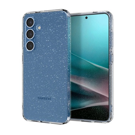 Spigen Samsung S25 Plus SPIGEN LIQUID CRYSTAL GLITTER szilikon telefonvédő ütésállóság, csillámporos, ÁTLÁTSZÓ