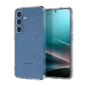   Spigen Samsung S25 SPIGEN LIQUID CRYSTAL GLITTER szilikon telefonvédő ütésállóság, csillámporos, ÁTLÁTSZÓ