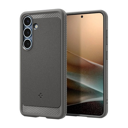 Spigen Samsung S25 SPIGEN RUGGED ARMOR szilikon telefonvédő ütésállóság, MagSafe, VILÁGOSSZÜRKE