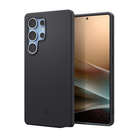 Spigen Samsung S25 Ultra SPIGEN SILICONE FIT MAG szilikon telefonvédő ütésállóság, MagSafe, FEKETE