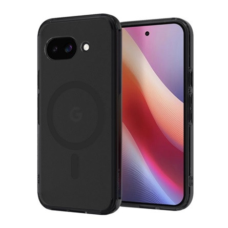 SPIGEN Google Pixel 9a SPIGEN ULTRA HYBRID MAG műanyag telefonvédő ütésállóság, MagSafe, FEKETE