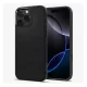 SPIGEN iPhone 16 Pro SPIGEN LIQUID AIR T szilikon telefonvédő ütésállóság, MagSafe, FEKETE