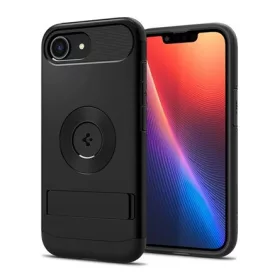   Spigen iPhone 16e SPIGEN SLIM ARMOR MAG szilikon telefonvédő műanyag hátlap, MagSafe, FEKETE