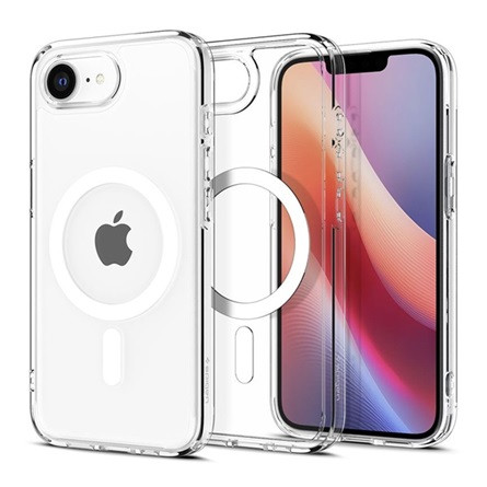 Spigen iPhone 16e SPIGEN ULTRA HYBRID MAG műanyag telefonvédő ütésállóság, MagSafe, ÁTLÁTSZÓ