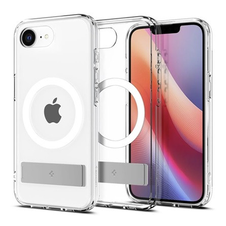 Spigen iPhone 16e SPIGEN ULTRA HYBRID S műanyag telefonvédő ütésállóság, MagSafe, ÁTLÁTSZÓ