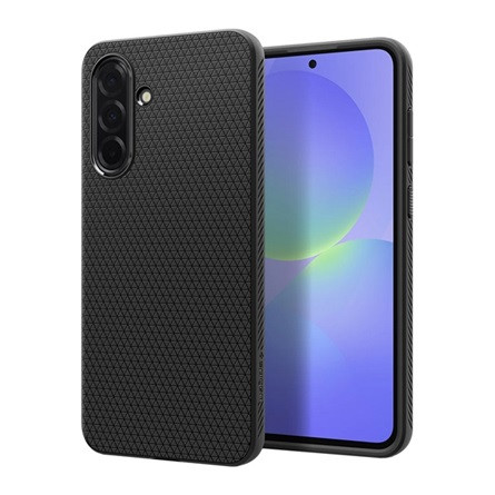 Spigen Samsung A36 5G SPIGEN LIQUID AIR szilikon telefonvédő ütésállóság, rombusz, FEKETE