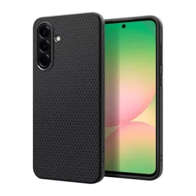   Spigen Samsung A56 5G SPIGEN LIQUID AIR szilikon telefonvédő ütésállóság, rombusz, FEKETE