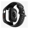 SPIGEN Apple Watch Series 10 46mm SPIGEN LIQUID AIR PRO szilikon óra keret szilikon szíj, ütésállóság, FEKETE