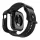 SPIGEN Apple Watch Series 10 42mm SPIGEN VAULT PRO pótszíj egyedi méret, ütésállóság + szilikon keret, FEKETE