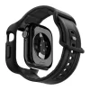 SPIGEN Apple Watch Series 10 46mm SPIGEN VAULT PRO pótszíj egyedi méret, ütésállóság + szilikon keret, FEKETE