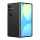 SPIGEN Samsung Z Fold7 SPIGEN AIRSKIN szilikon telefonvédő ütésállóság, karbon minta, FEKETE