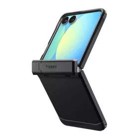   SPIGEN Samsung Z Flip7 SPIGEN TOUGH ARMOR MAG műanyag telefonvédő ütésállóság, MagSafe, FEKETE