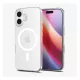 SPIGEN iPhone 17 SPIGEN LIQUID CRYSTAL MAGSAFE szilikon telefonvédő ütésállóság, MagSafe, ÁTLÁTSZÓ
