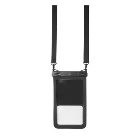   SPIGEN A603 vízhatlan/vízálló tok, AQUA (univerzális, IPX8, nyakba akasztható, 2 zseb, 6.8" méret) FEKETE