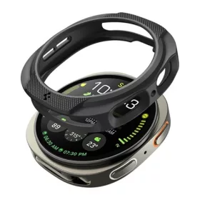   SPIGEN Samsung Watch 8 eSIM 44mm SPIGEN LIQUID AIR szilikon óra keret ütésállóság FEKETE