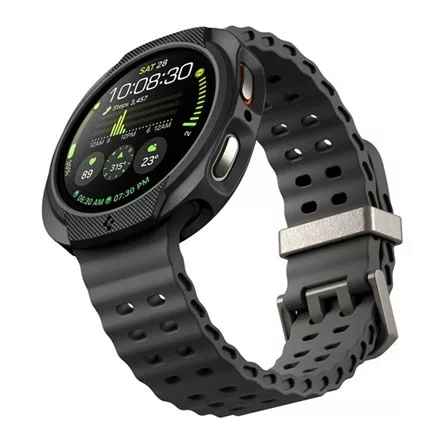 SPIGEN Samsung Watch 8 eSIM 40mm SPIGEN LIQUID AIR szilikon óra keret ütésállóság FEKETE
