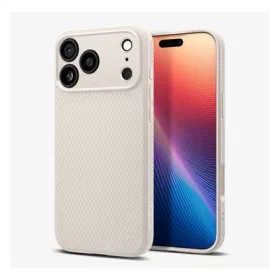   SPIGEN iPhone 17 Pro Max SPIGEN LIQUID AIR szilikon telefonvédő ütésállóság, rombusz, BÉZS