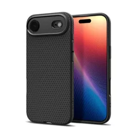   SPIGEN iPhone Air SPIGEN LIQUID AIR szilikon telefonvédő ütésállóság, rombusz, FEKETE