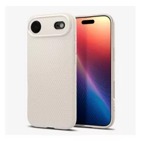   SPIGEN iPhone Air SPIGEN LIQUID AIR szilikon telefonvédő ütésállóság, rombusz, BÉZS
