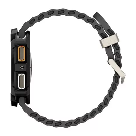 SPIGEN Samsung Watch 8 eSIM 40mm SPIGEN RUGGED ARMOR műanyag óra keret ütésállóság FEKETE