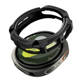   SPIGEN Samsung Watch 8 eSIM 44mm SPIGEN RUGGED ARMOR műanyag óra keret ütésállóság FEKETE