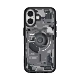   SPIGEN iPhone 17 SPIGEN ULTRA HYBRID ZERO ONE műanyag telefonvédő ütésállóság, MagSafe, FEKETE