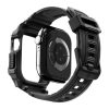 SPIGEN Apple Watch Series 5 40mm SPIGEN RUGGED ARMOR PRO 2 pótszíj egyedi méret, ütésállóság + szilikon keret, FEKETE