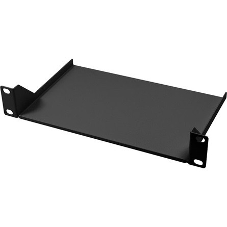 Logilink 10" Shelf for 10 inch rack-mounting, black, 1U