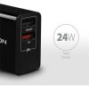 Axagon ACU-QS24 24W univerzális hálózati töltő adapter (QC3.0)