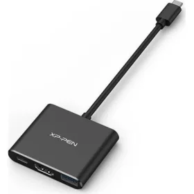   XP-PEN 3-in-1 adapter - ACW01 (Bemenet: USB-C, Kimenet: USB-C PD:60W/HDMI/1x USB3.0)