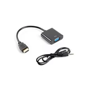   Lanberg ADA Lanberg HDMI-A male - VGA female + mini jack 3.5mm female adapter - 20cm