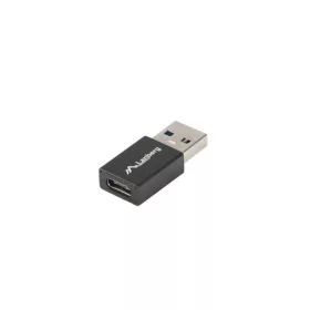 Lanberg USB-C (F) 3.1->USB-A (M) adapter, fekete