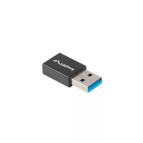 Lanberg USB-C (F) 3.1->USB-A (M) adapter, fekete