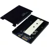 LogiLink M.2 NGFF B+M -> SATA F/M adapter fekete