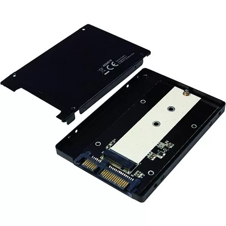 LogiLink M.2 NGFF B+M -> SATA F/M adapter fekete